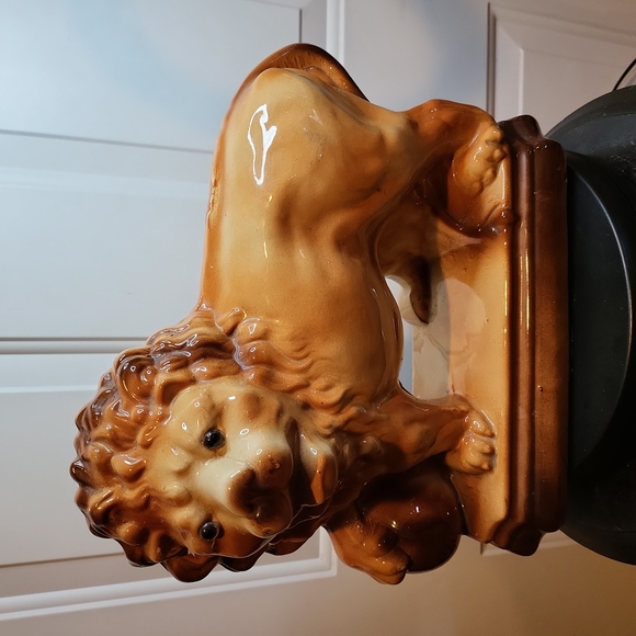 Staffordshire Other - Antique Staffordshire England Hanley Lion by Lancaster & Sons